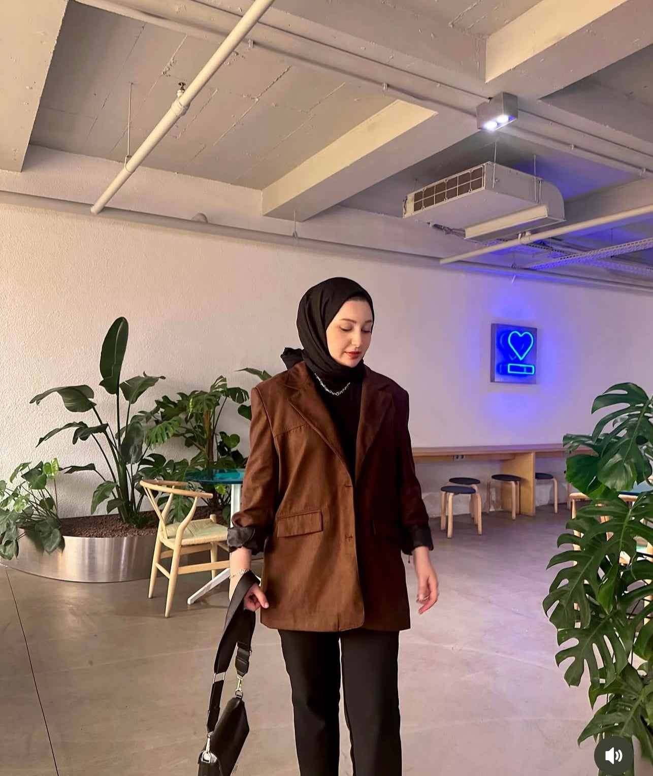 Süet Blazer Ceket-Camel