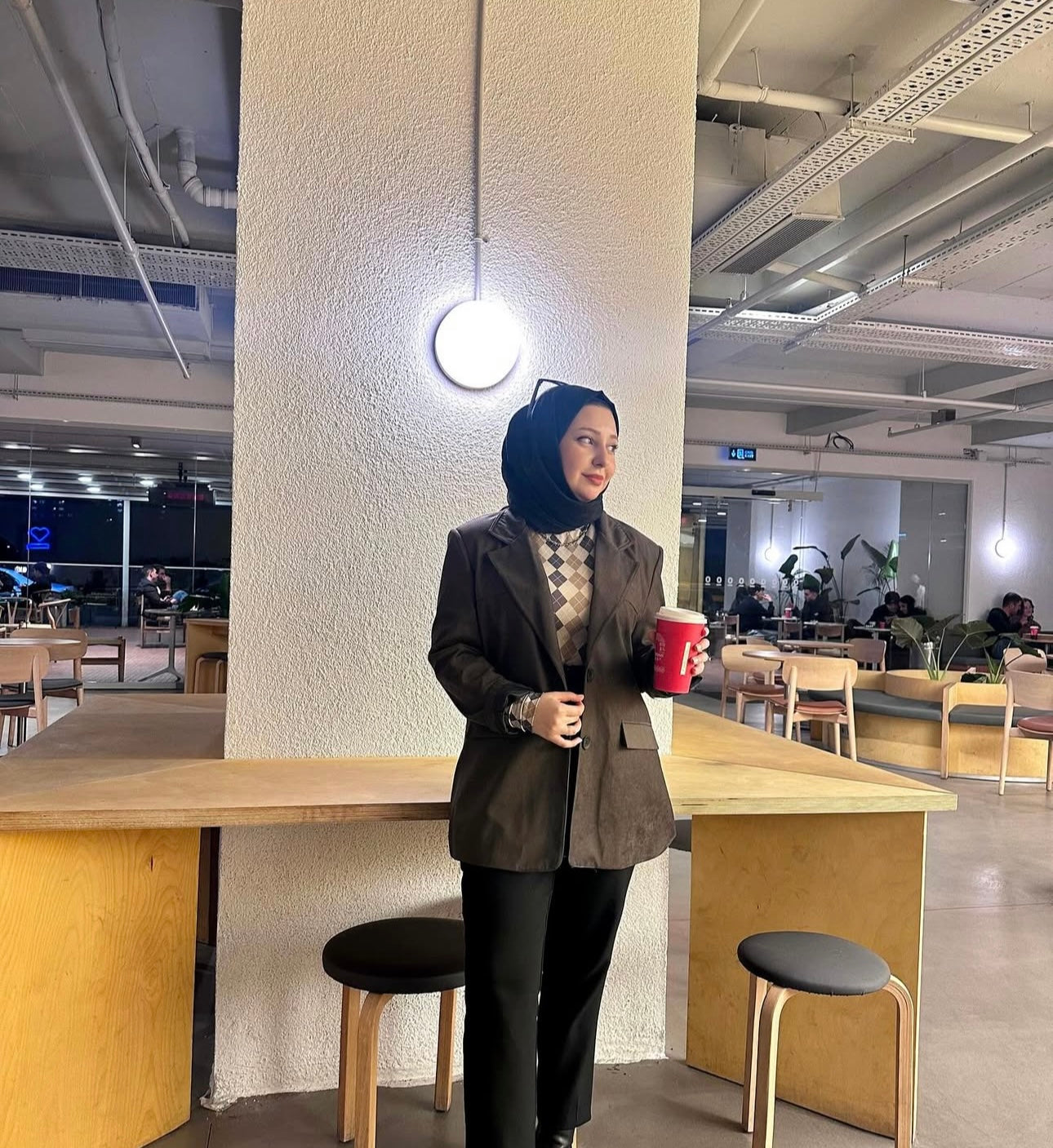 Süet Blazer Ceket-Haki