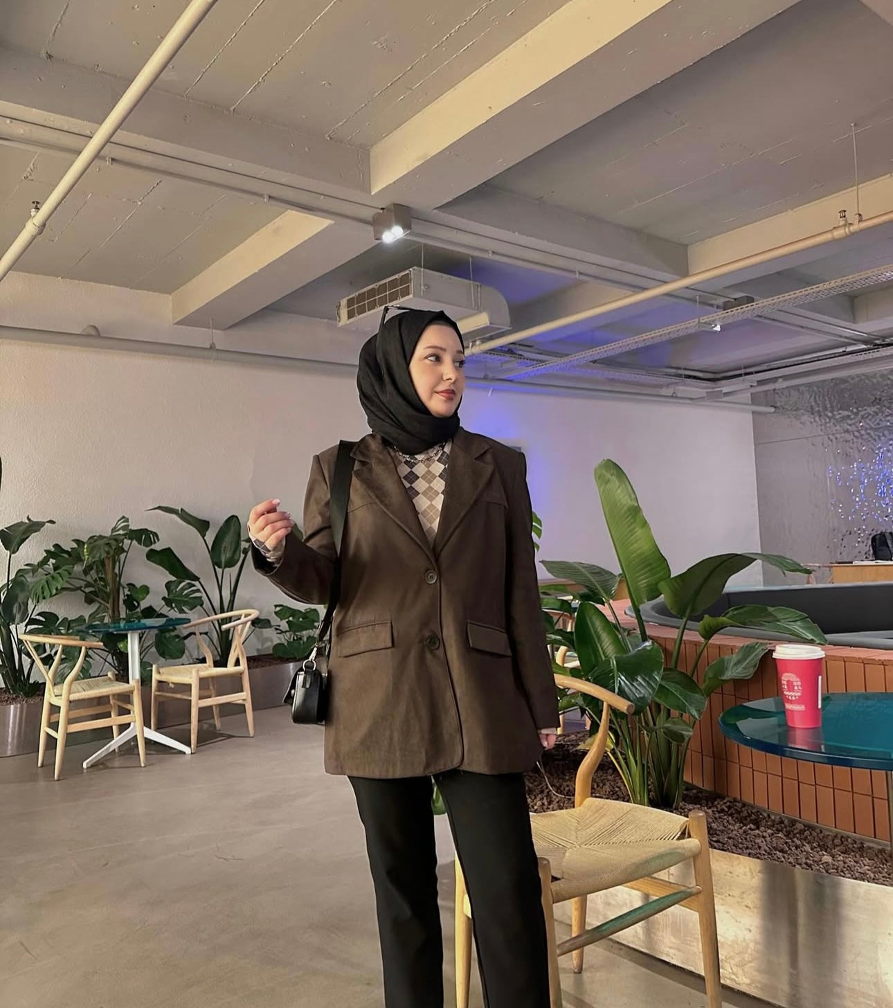 Süet Blazer Ceket-Haki