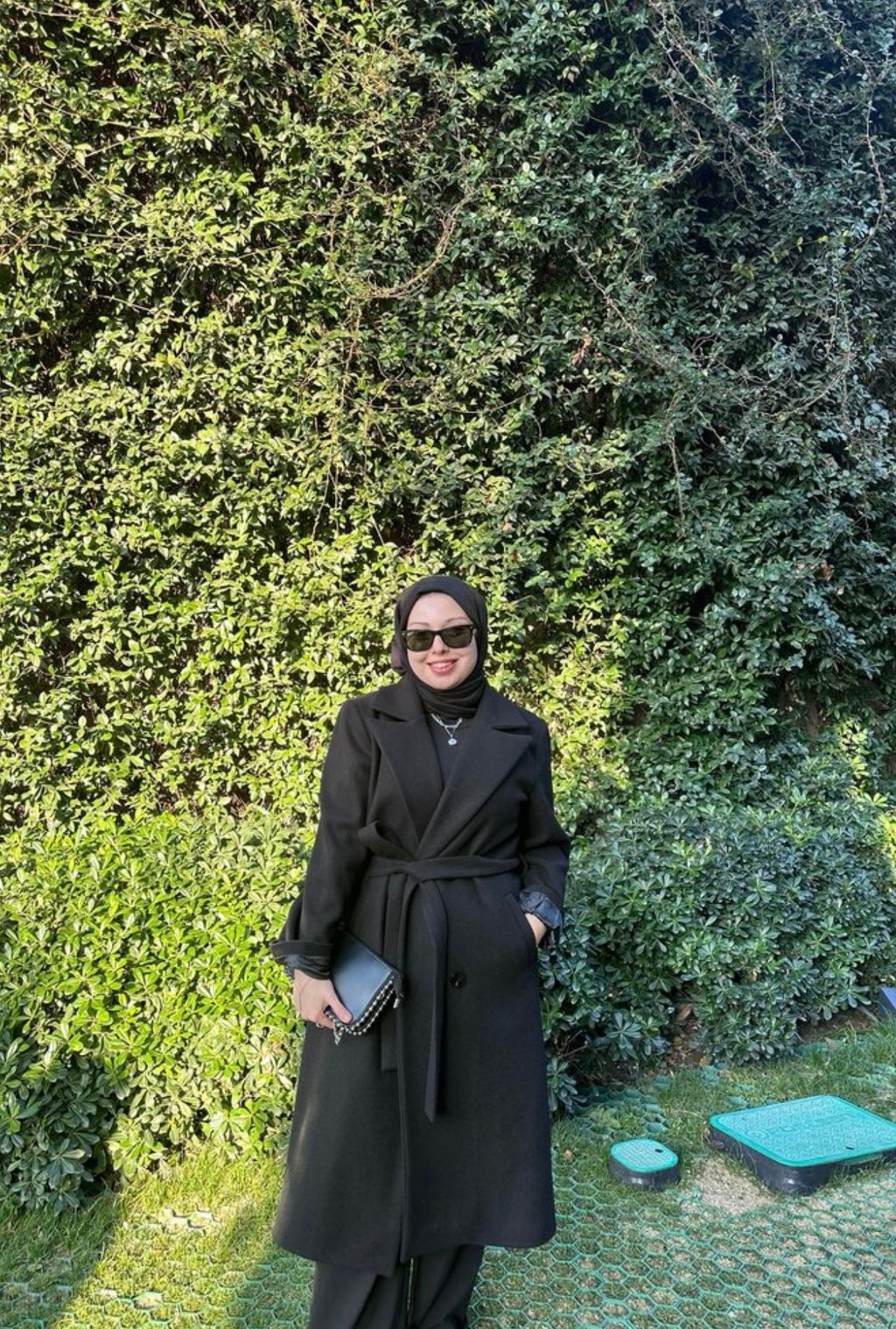 Kuşaklı Kaşe Kaban Siyah