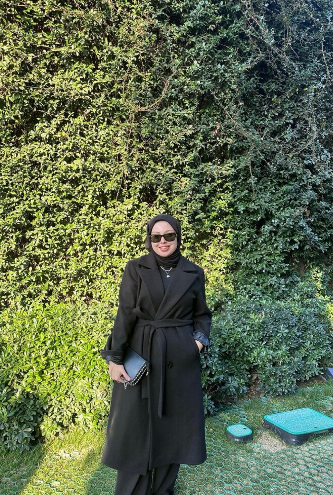 Kuşaklı Kaşe Kaban Siyah